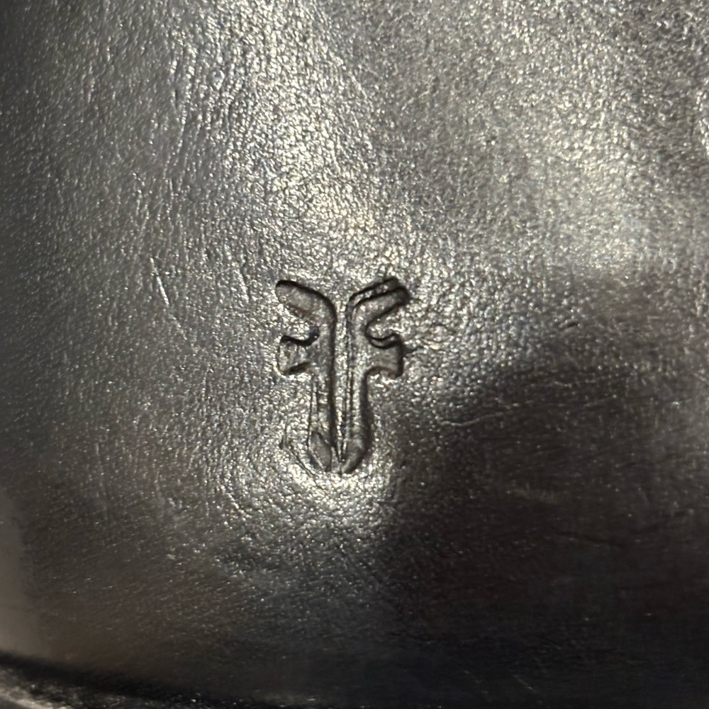 Women’s frye Black Leather Pointed Zip Ankle Boots - Picture 3 of 9